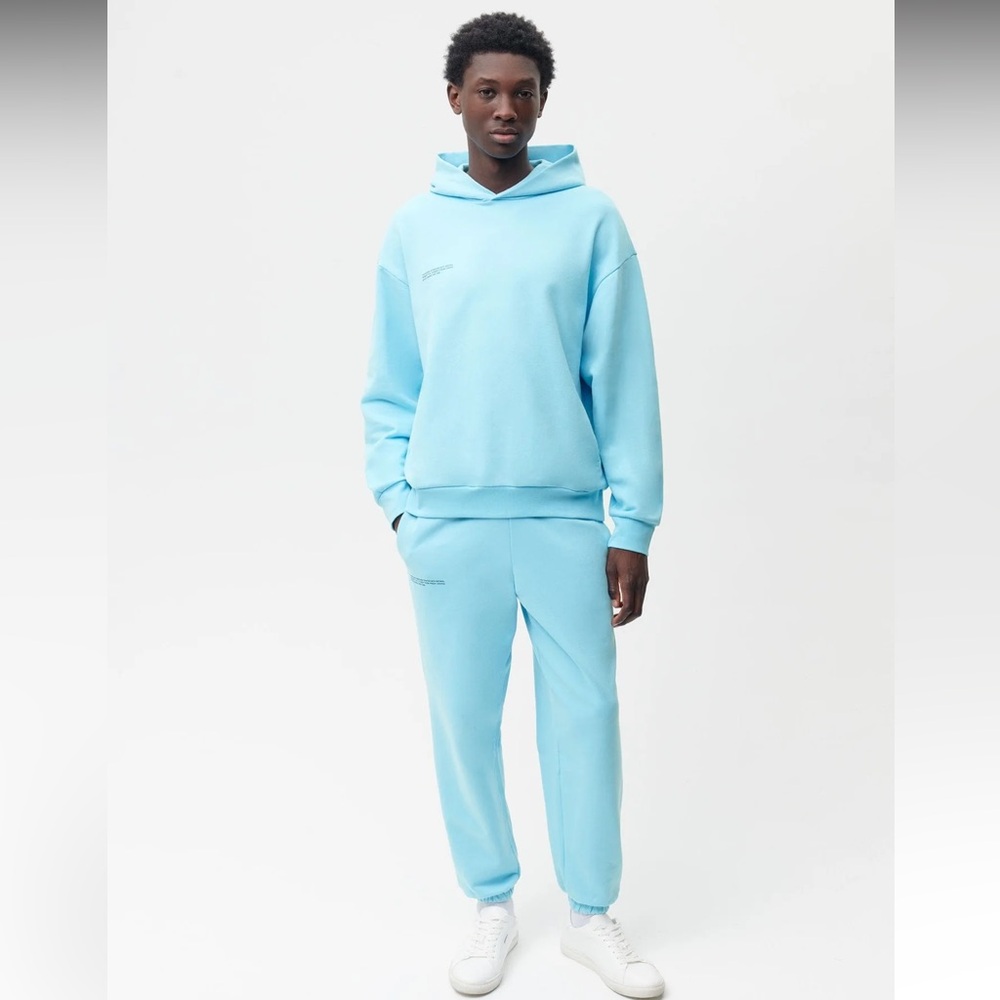 PANGAIA MIDWEIGHT SWEATSUIT IN CELESTIAL BLUE (HOODIE AND SWEATPANTS)